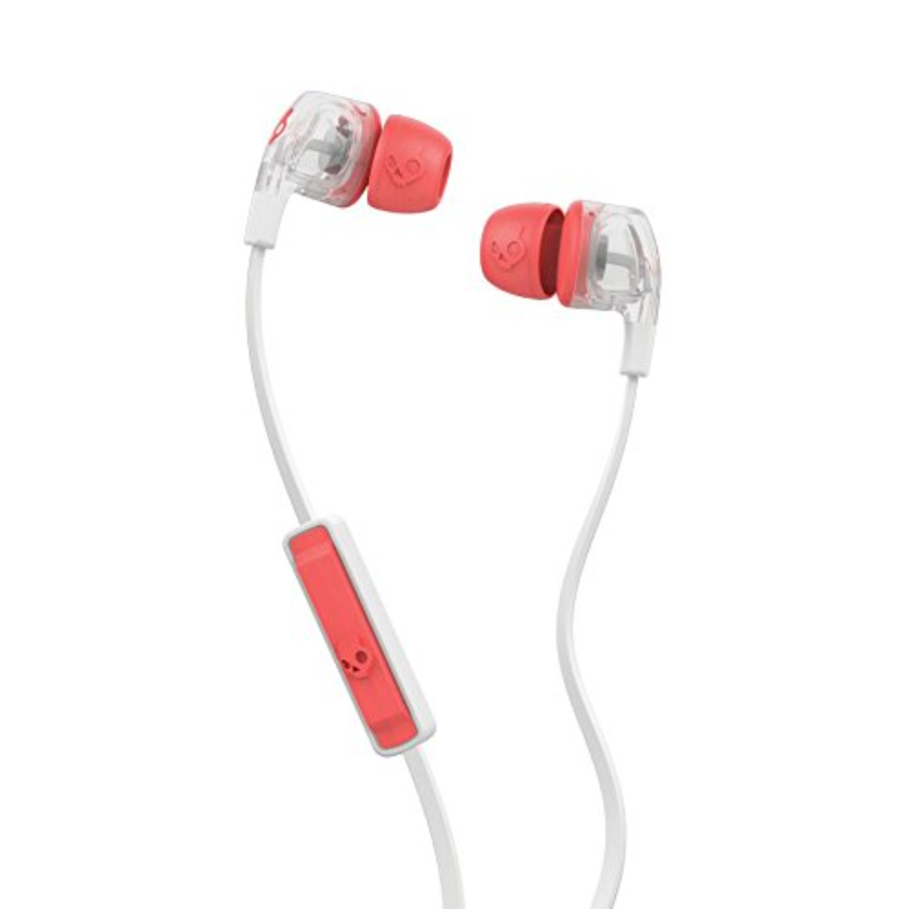 Skullcandy Dime Mash-Up/Clear/Coral W/ Mic, S2PGHY-476