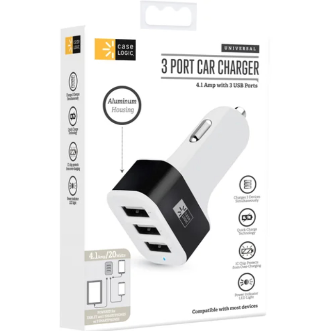 Case Logic Charger 41AMP With Micro Cable, CLC-CLMPV4G