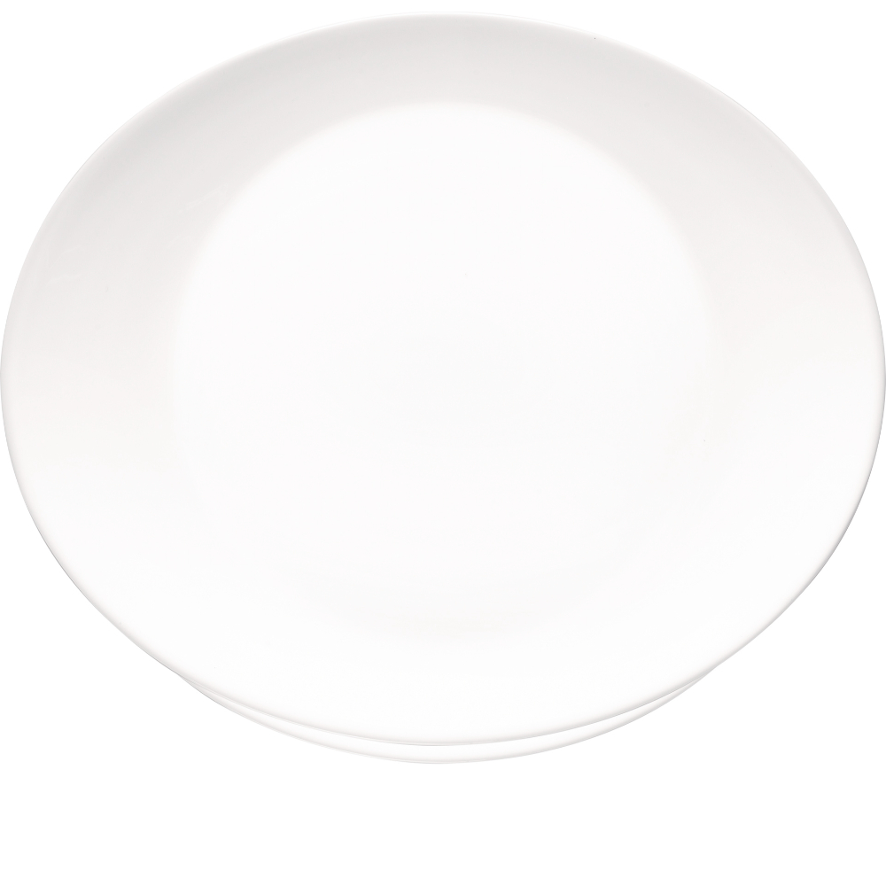 Bormioli Rocco Ha White Moon Steak Plate 31.7x26.2, 4.31290