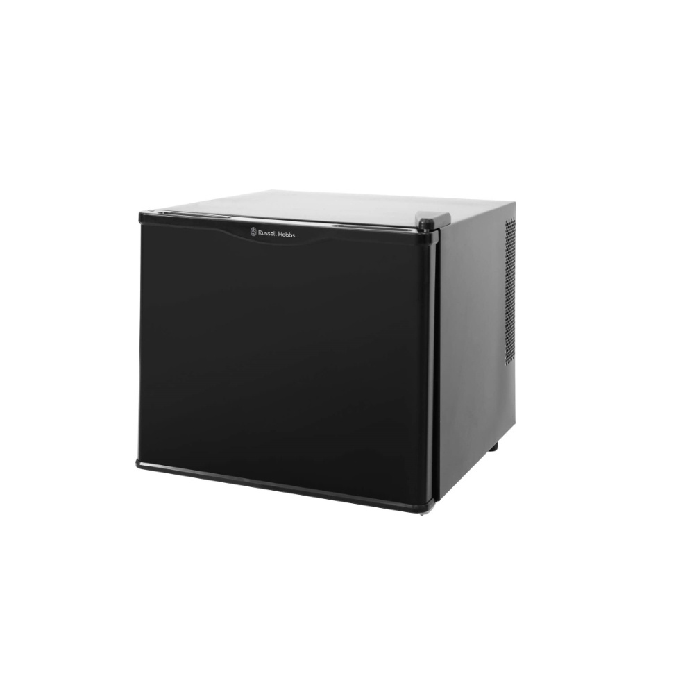 Russell Hobbs Thermoelectric Cooler , 17 Litre, (H)34.1 X (W)38.5 X (D)42.2,Temperature Range: 5-15 Degrees Celsius,1 Fixed Door Bottle Rack, Black, RHCLRF17B