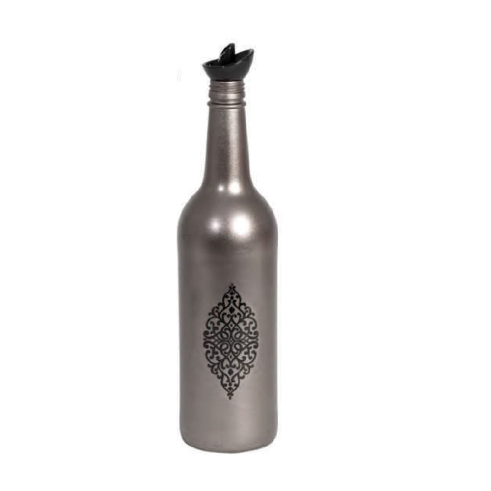Herevin Colored Oil Bottle 750CC Metallic Silver, 151144-119SILVER