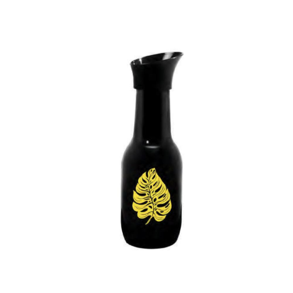 Herevin Glossy Black Bottle 1LT Yellow, 111653-139Y