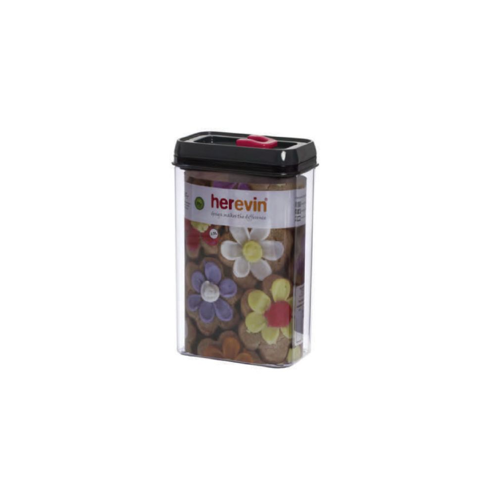 Herevin Storage Canister 2.5LT Grey With Pink, 161188-560P