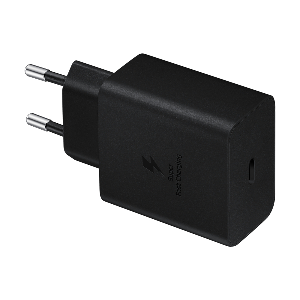 Samsung Charger Power Adapter 45W, USB-C Port, USB Type-C To C Cable, EP-T4510XBEGWW