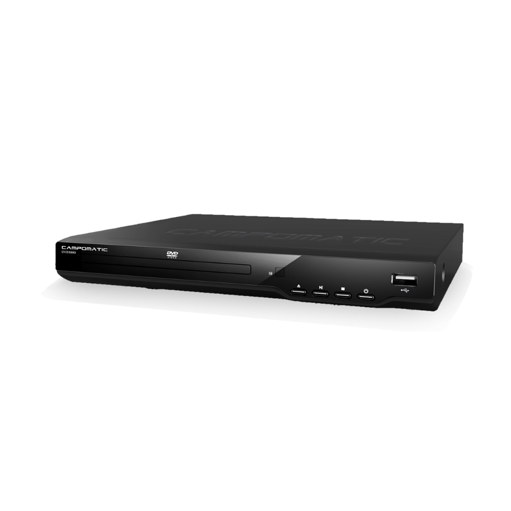 Campomatic DVD Player, Slim, USB, Black, DVD3811