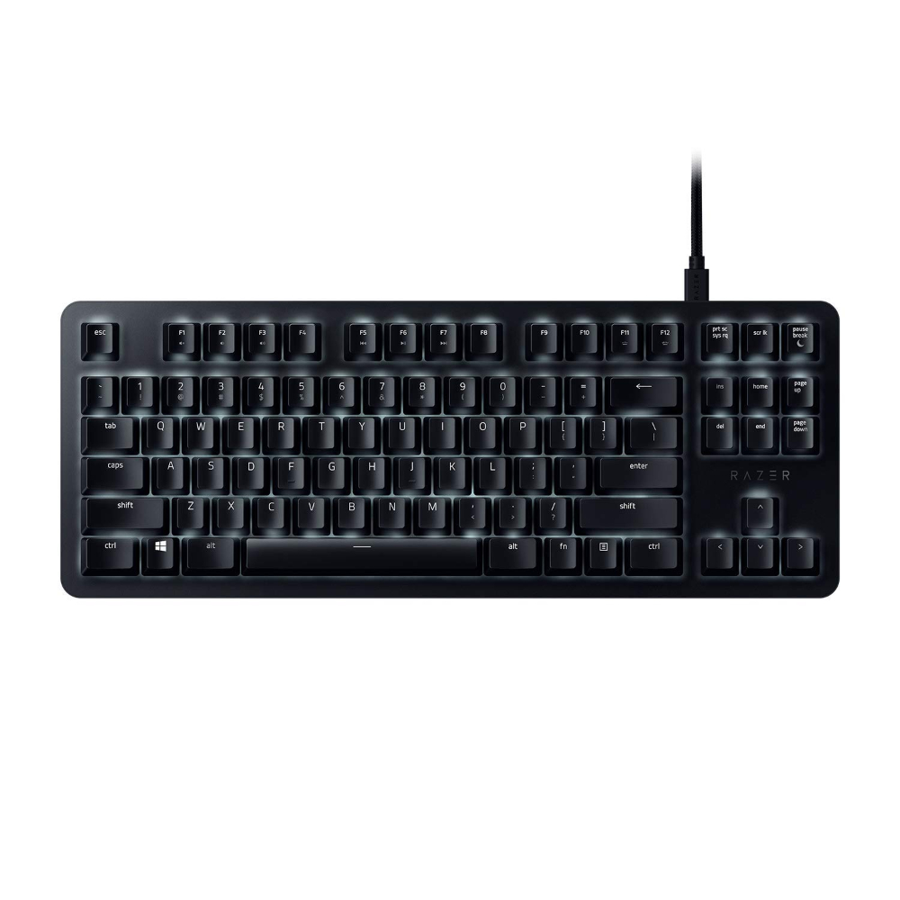 Razer Blackwidow Lite – Silent Mechanical Gaming Keyboard - Us Layout FRML (Orange Switch) PO-5194, RZ03-02640100-R3M1