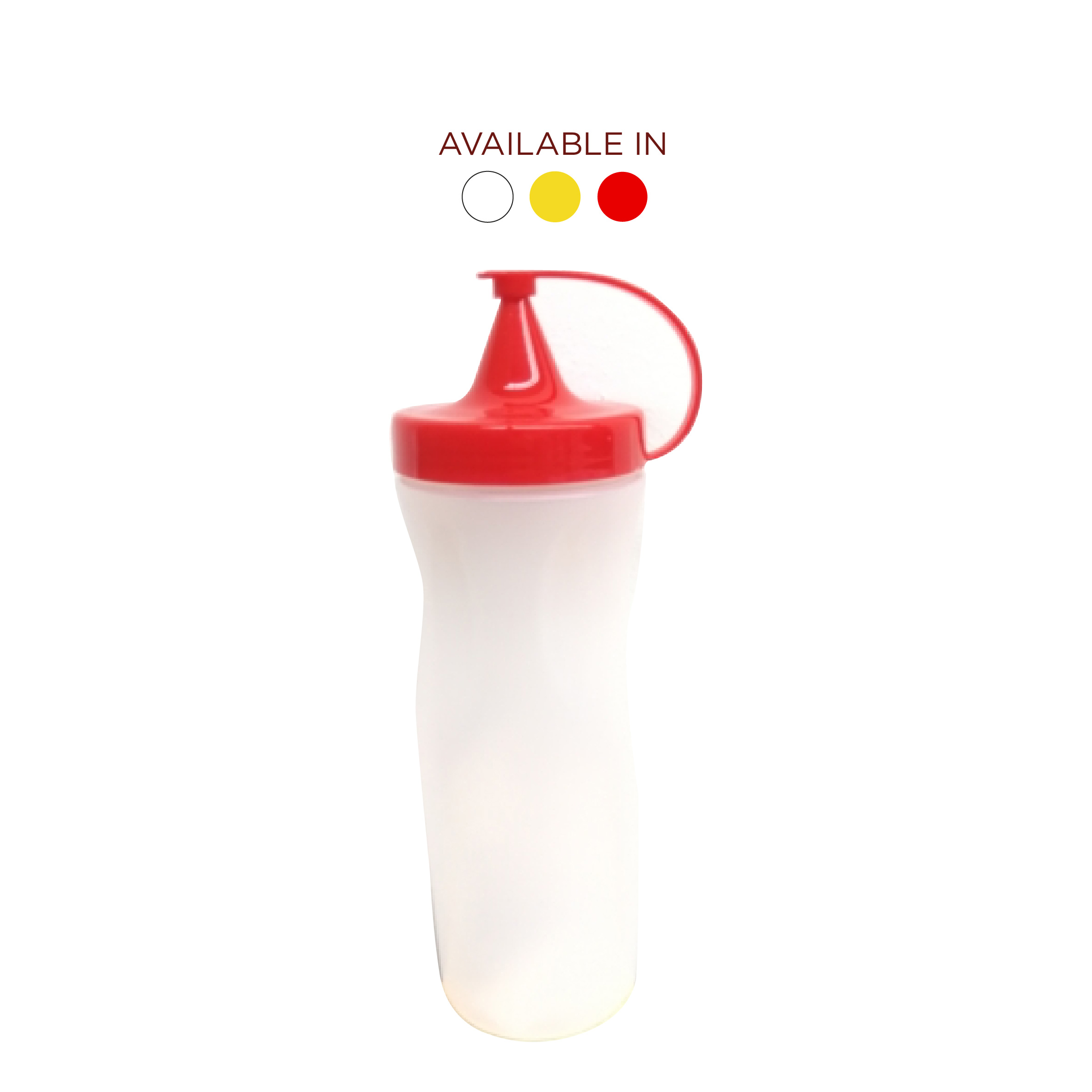 Sunplast Sauce Bottle 700ML (Available in White / Yellow / Red), SC-403