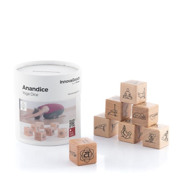 InnovaGoods Yoga Dice Game Anandice 7 Pieces, V0103023