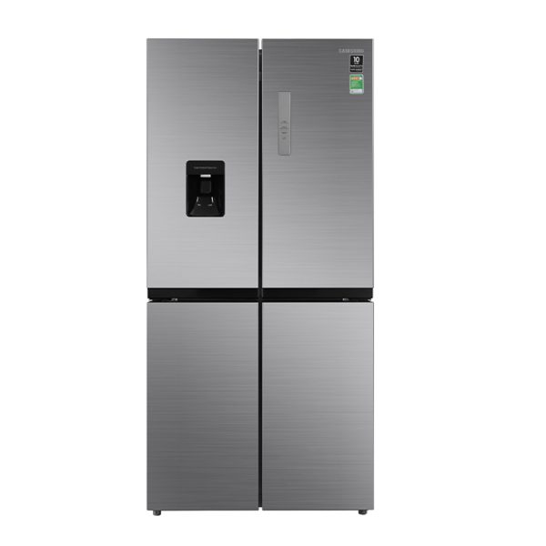 Samsung French Door Refrigerator, 466L, Gentle Silver Matt, RF48A4010M9/LV