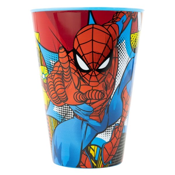 Stor Large Easy PP Tumbler 430ml Spiderman Midnight Flyer, 74706