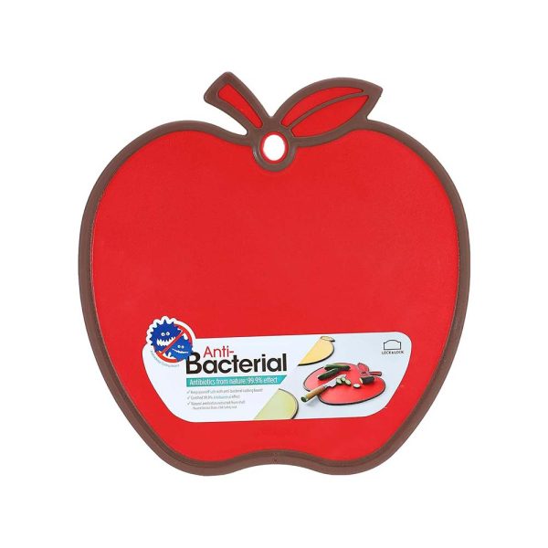 Lock&Lock Antibacterial Character Board, Apple, Red, CSC551