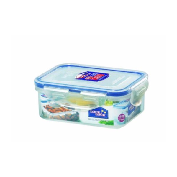 Lock&Lock Rectangular Short Food Container 350ML, HPL806