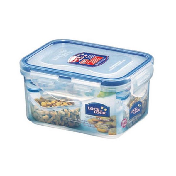 Lock&Lock Rectangular Short Food Container 470ML, HPL807