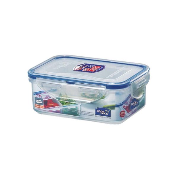 Lock&Lock Rectangular Short Food Container 460ML, HPL814