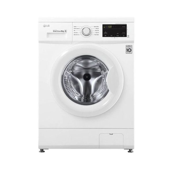 LG Washing Machine, 8kg, 1200RPM, 6 Motions, White, WJ3H20WTG