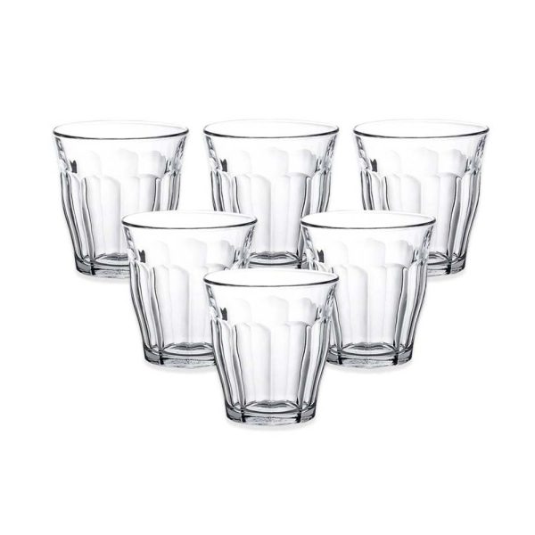 Duralex Set of 6 Clear Tumbler 9CL, 1023AB06A0111